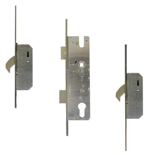 WINKHAUS Cobra Keywind Latch & Deadbolt 20mm Radius Faceplate - 2 Hook 35/92