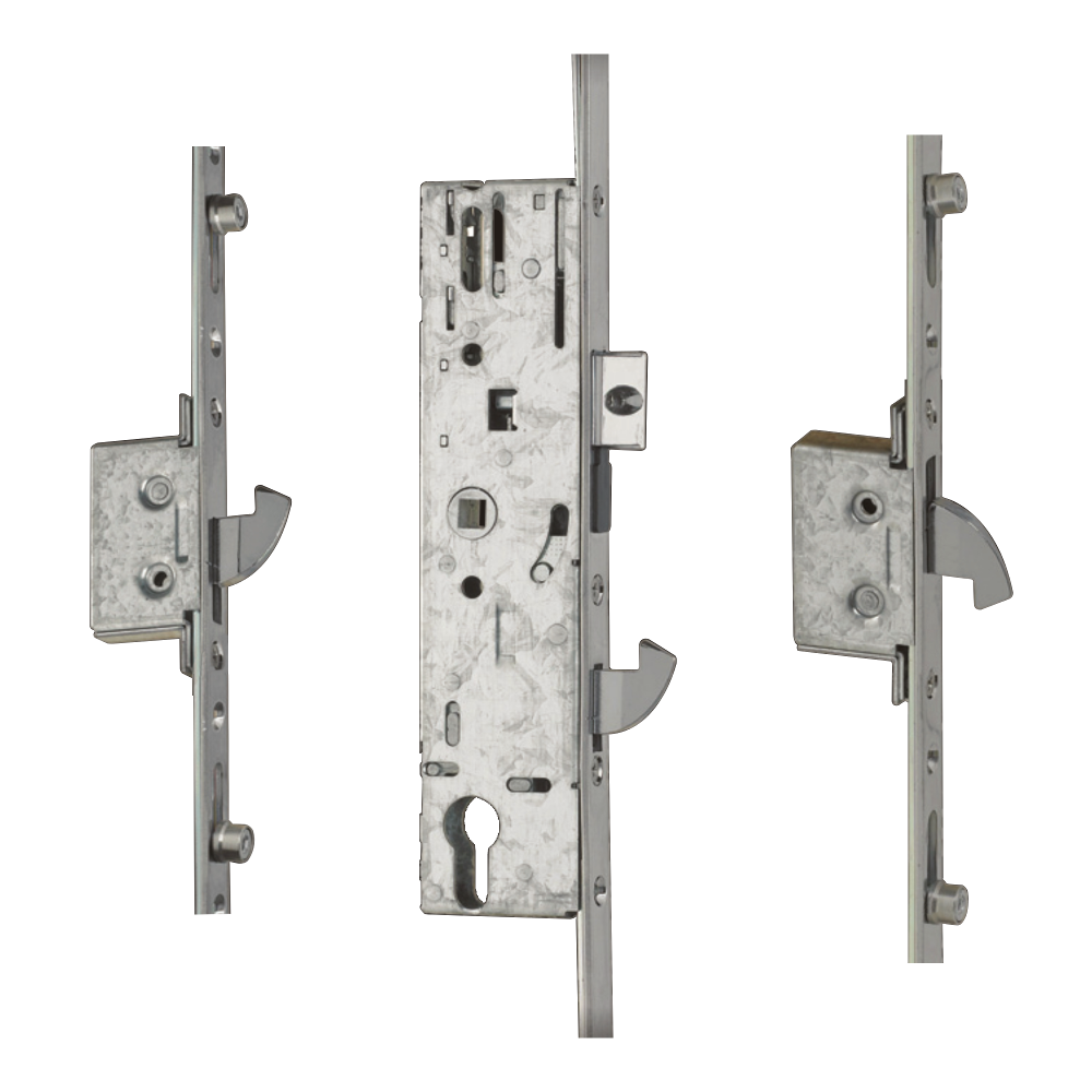 YALE YS170 Lever Operated Latch & Hookbolt Split Spindle - 2 Hook 4 Roller 35/92 YS170-3H4R