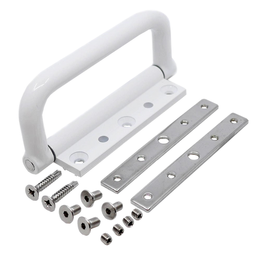 DEBAR Pull Hinge To Suit Visofold 1000 Open In - White