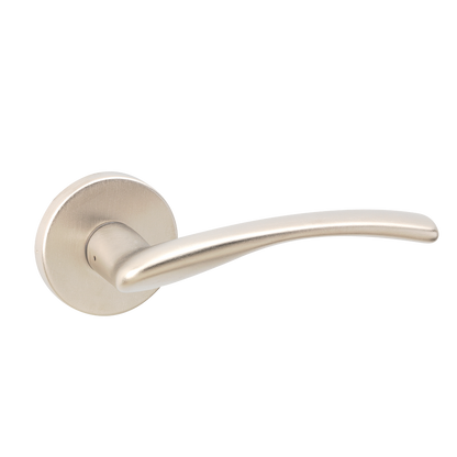 URFIC Easy Click Geneva Round Rose Lever Satin Nickel