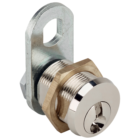 DOM 225081 19.5mm Nut Fix Master Keyed Camlock 19.5mm MK 22 Series - Nickel Plated