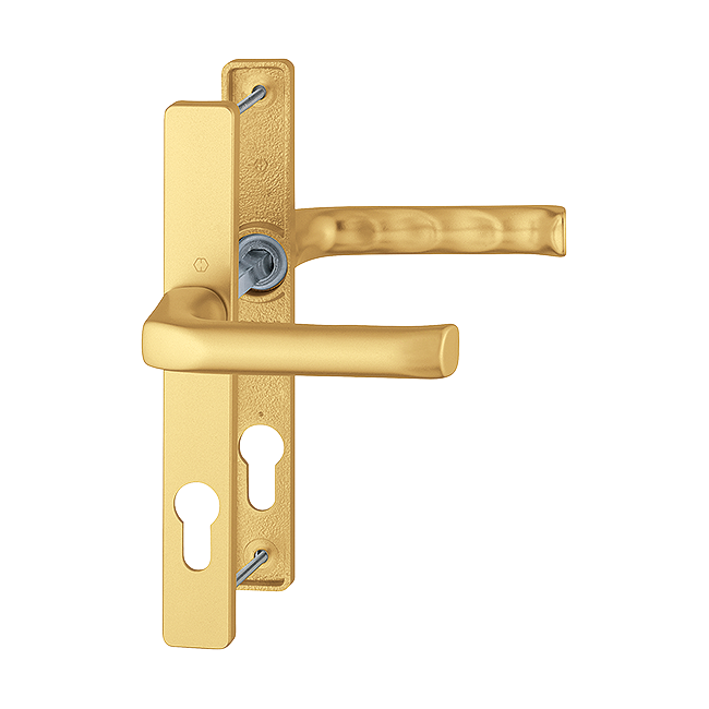 HOPPE London 72mm UPVC Lever Door Furniture 113/200LM 72mm Centres - Gold