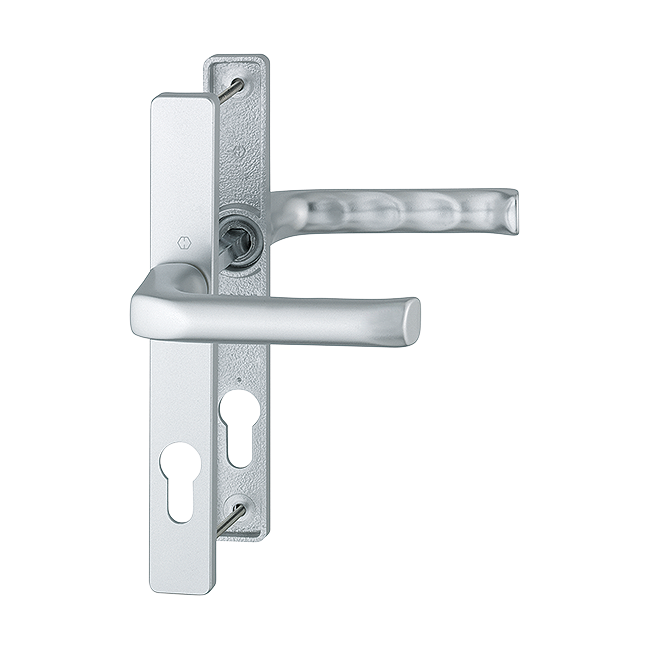 HOPPE London 72mm UPVC Lever Door Furniture 113/200LM 72mm Centres - Silver