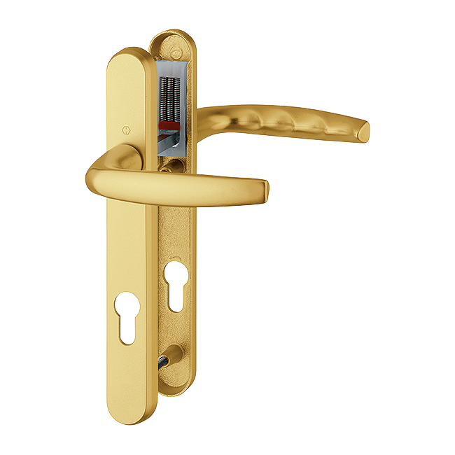 HOPPE Atlanta UPVC Lever Door Furniture 1530/3831N 92mm Centres - Gold