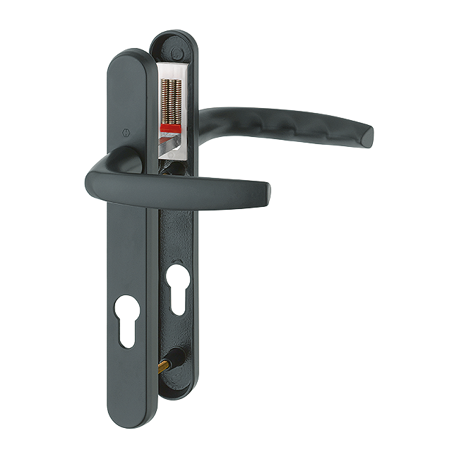 HOPPE Atlanta UPVC Lever Door Furniture 1530/3831N 92mm Centres - Black