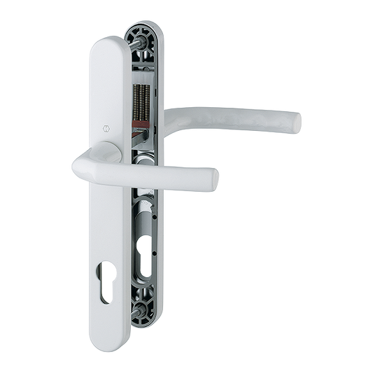 HOPPE Birmingham 92mm UPVC Lever Door Furniture 215mm Screw Centers 1117/3810N 92mm Centres - White