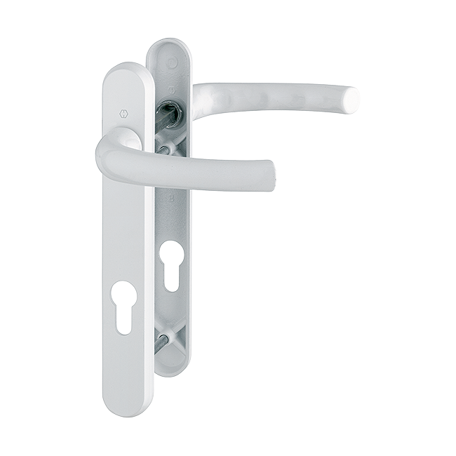 HOPPE Tokyo 92mm UPVC Lever Door Furniture 1710RH/3370N/3360N 92mm Centres - White