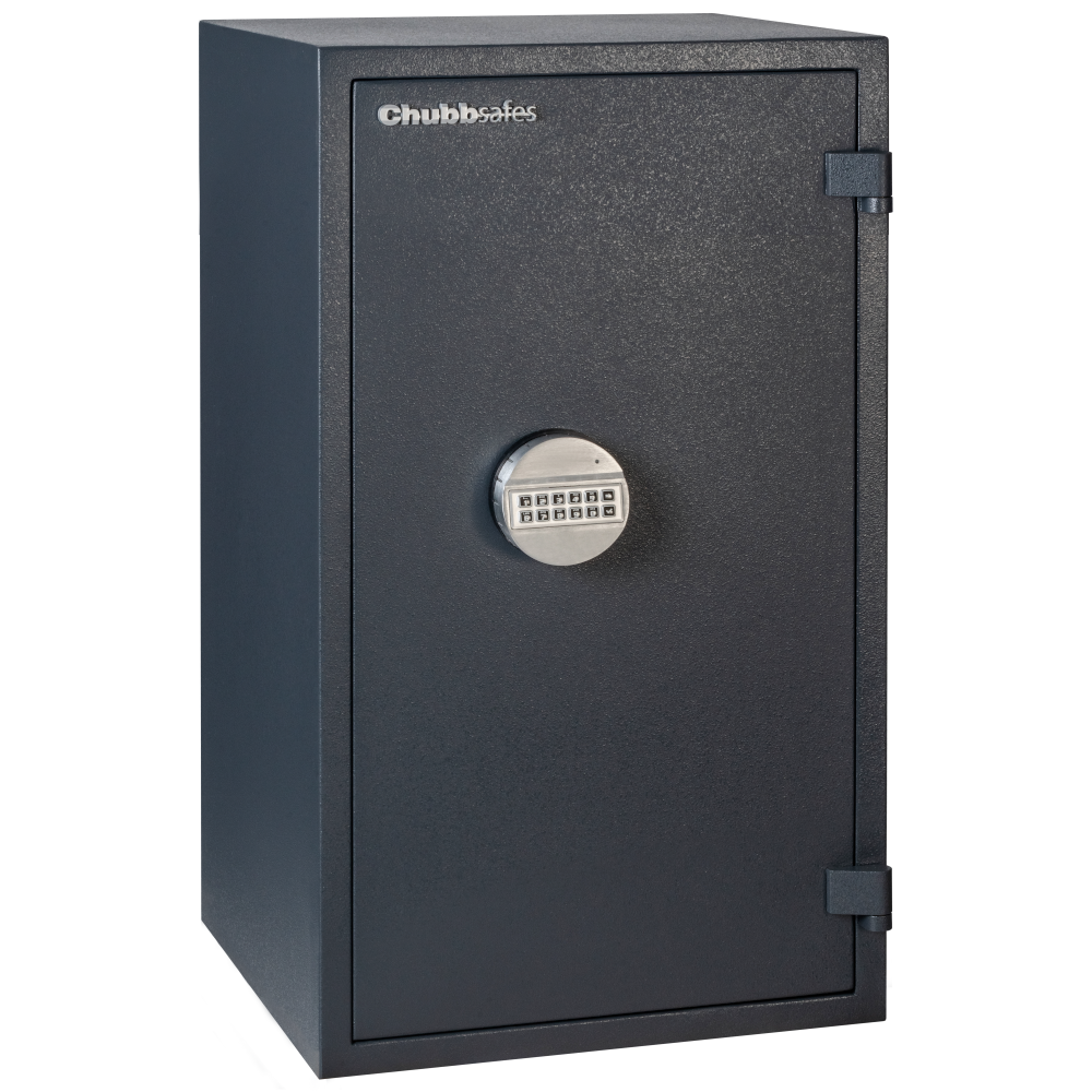 CHUBBSAFES Home Safe S2 30P Burglary & Fire Resistant Safes 70 EL Electric Lock 65Kg - Black