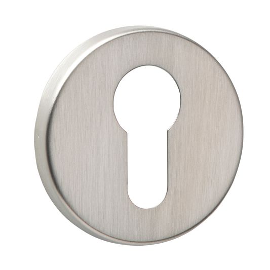 URFIC Easy Click Euro Escutcheon Anodised Aluminium - Satin Anodised Aluminium