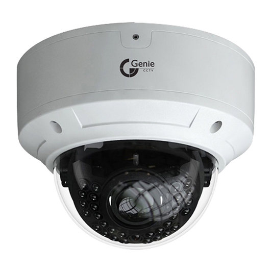 GENIE AHD 1080p Vandal Resistant Varifocal Dome Camera WAHD2DV - White