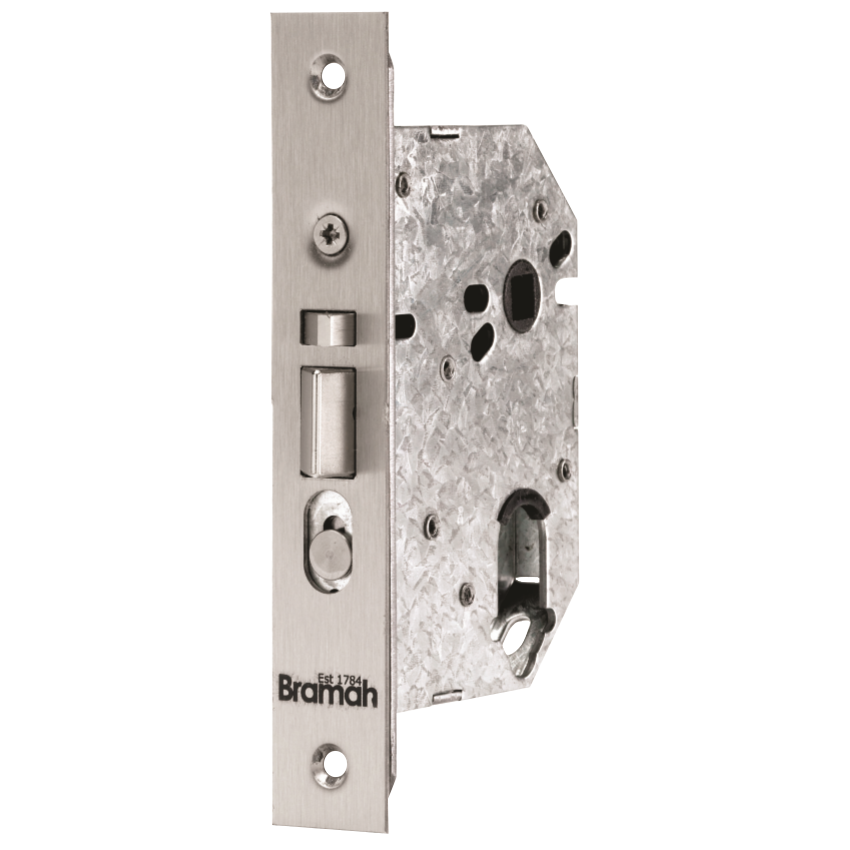 BRAMAH Kaye Escape Mortice Nightlatch 57mm With Snib - Steel