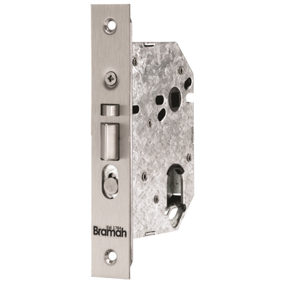 BRAMAH Kaye Escape Mortice Nightlatch 57mm With Snib - Steel