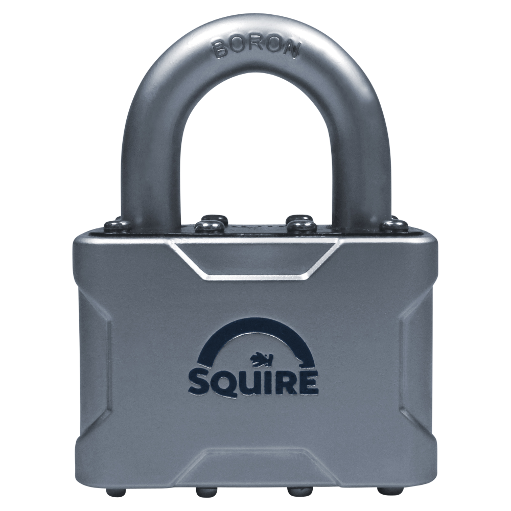 SQUIRE Vulcan Open Boron Shackle Padlock Key Locking 50mm - Blue & Silver