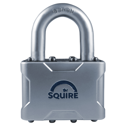 SQUIRE Vulcan Open Boron Shackle Padlock Key Locking 45mm - Blue & Silver