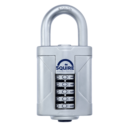 SQUIRE Vulcan Open Boron Shackle Combination Padlock 60mm Pro - Satin Silver