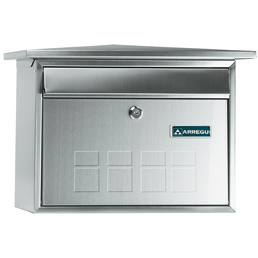 ARREGUI Deco Mailbox Satin Stainless Steel