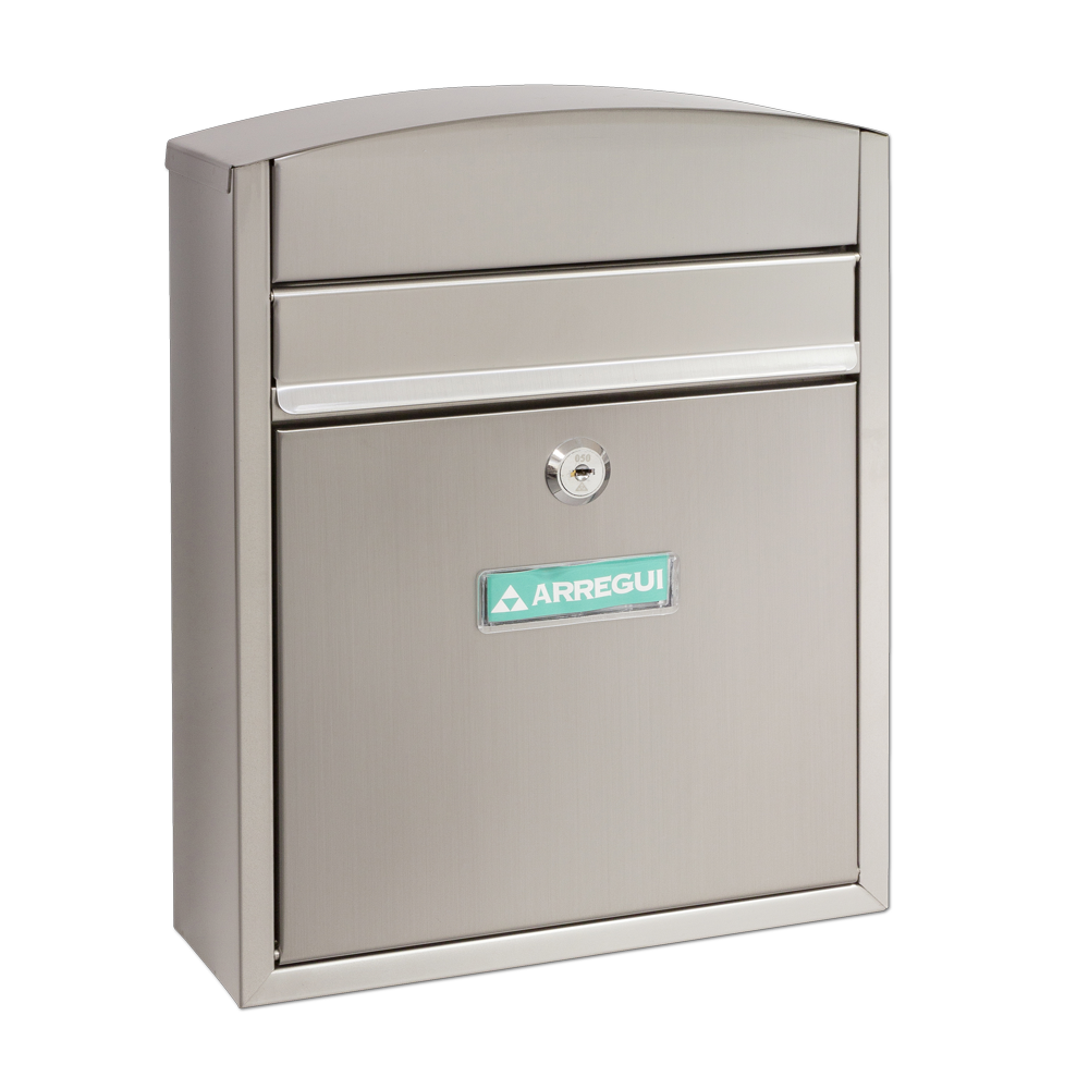 ARREGUI Compact Mailbox Satin Stainless Steel