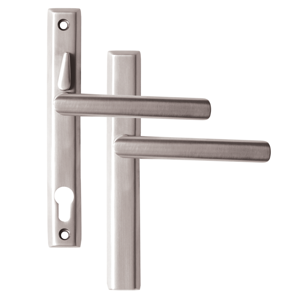 LOXTA Stealth Double Locking Lever Handle (Blank External) - 211mm 92PZ Polished Silver