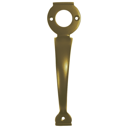 A PERRY Solid Brass Long Throw Lock Gate Handle Polished Brass