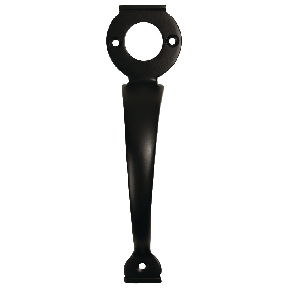 A PERRY Solid Brass Long Throw Lock Gate Handle Black