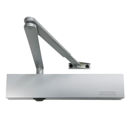 GEZE TS4000S Size 1-6 Overhead Door Closer Silver