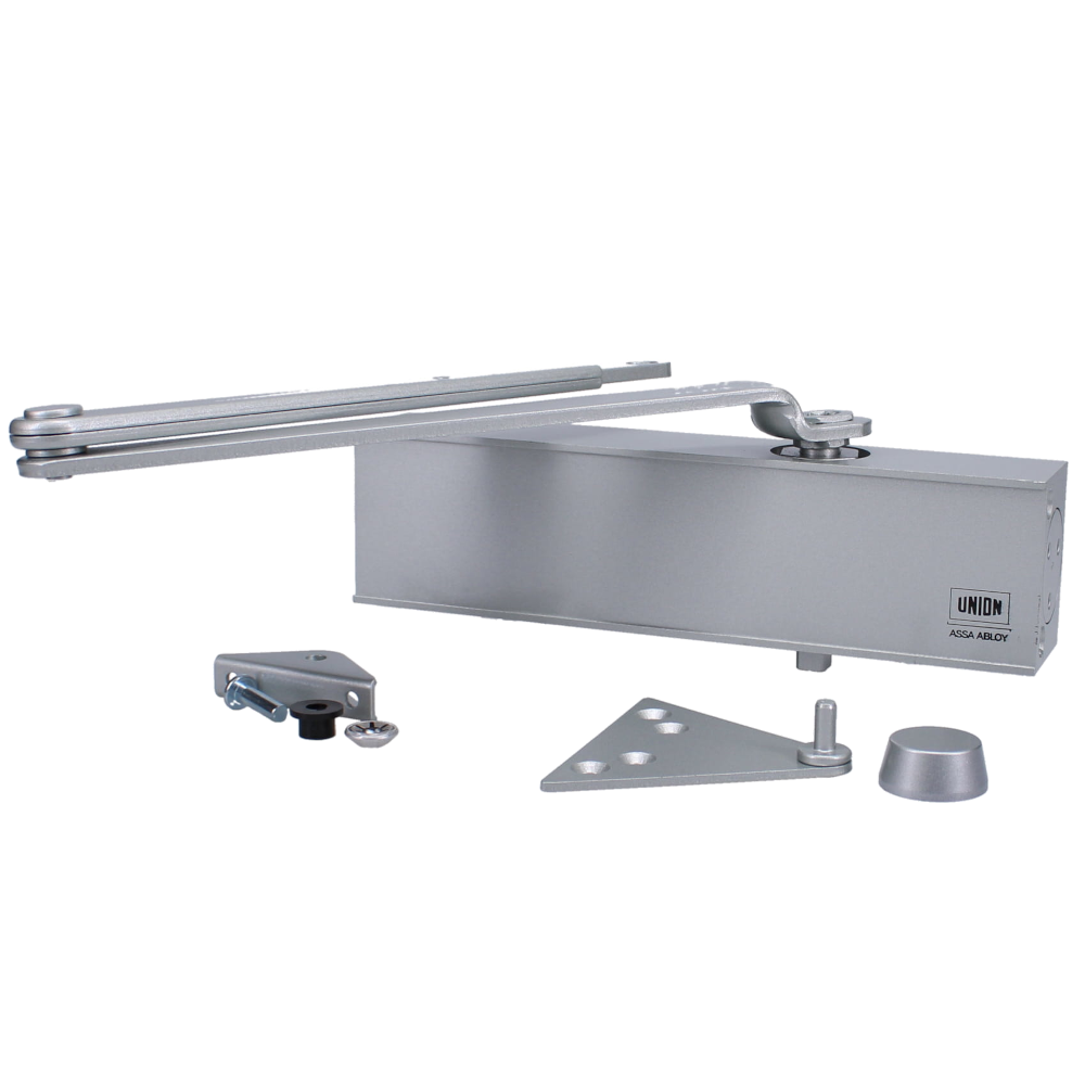 UNION CE24V Size 2-4 Door Closer Silver