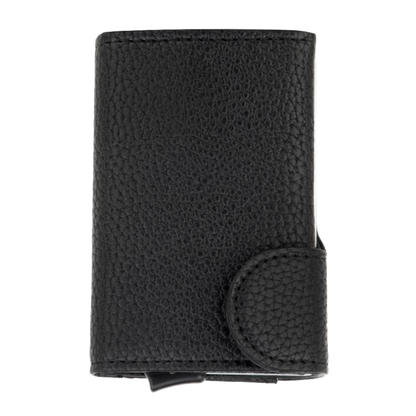 BEE-SECURE C-Secure Leather RFID Flip Up Wallet Leather - Black