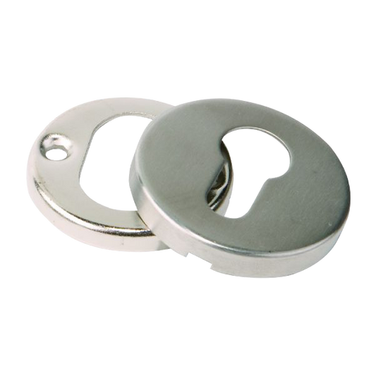 BRITON Euro Profile Escutcheon Pair 4213.8.SS - Satin Stainless Steel