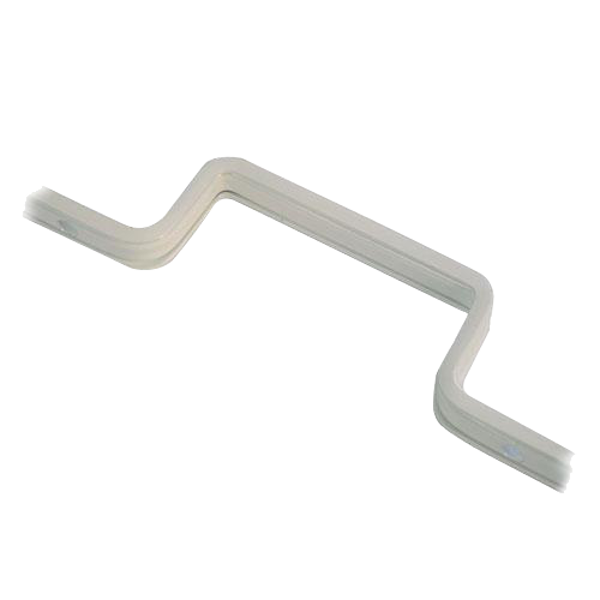 KICKSTOP 9606, 9608 & 9609 16mm London Door Bar 1980mm Extra Large Staple - White