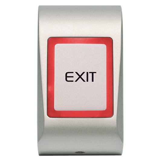 VIDEX Touch Sensitive Red/Green Exit Button Silver