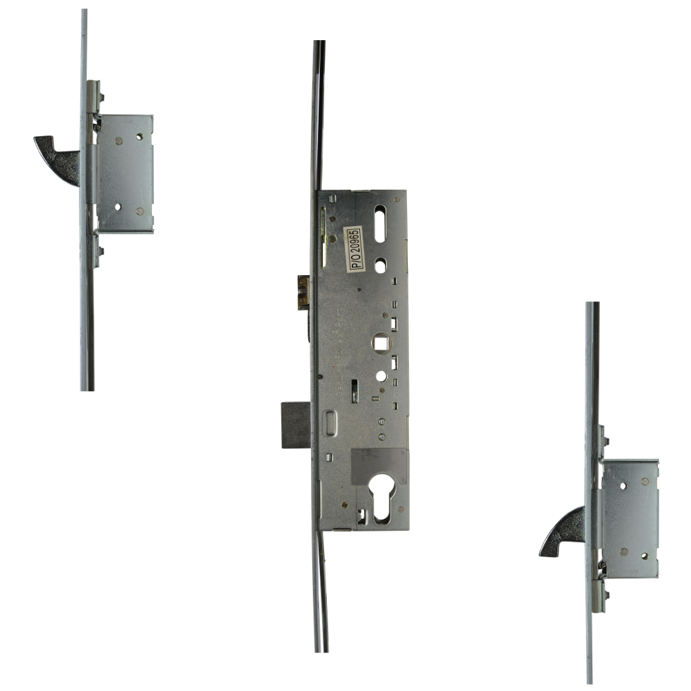 FULLEX Crimebeater 220 Pro Lever Operated Latch & Deadbolt Split Spindle 20mm Radius - 2 Hook 45/92