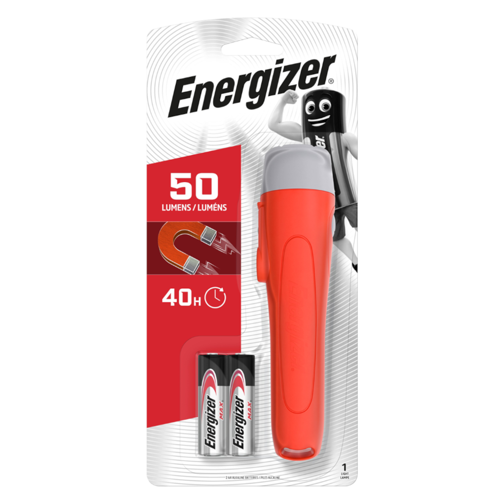 ENERGIZER LED Magnet Flash Light Torch Red