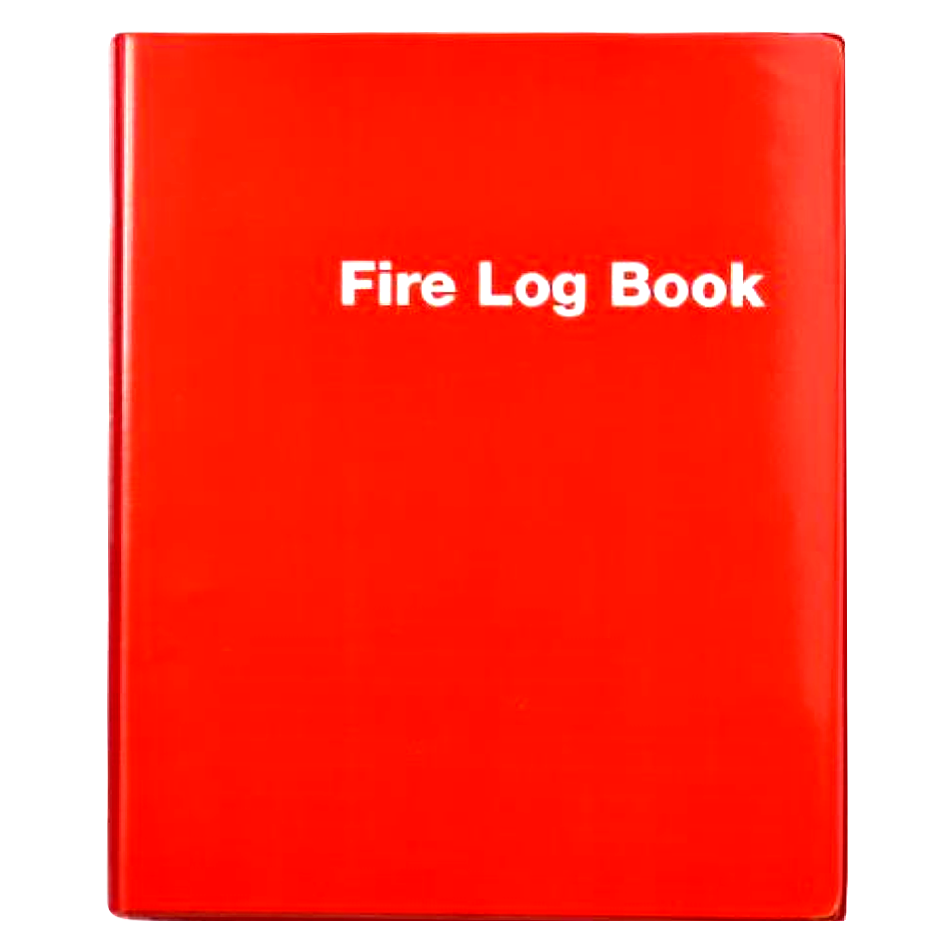 THOMAS GLOVER Premium Fire Log Book Binder A4 - Red & White