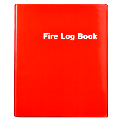 THOMAS GLOVER Premium Fire Log Book Binder A4 - Red & White