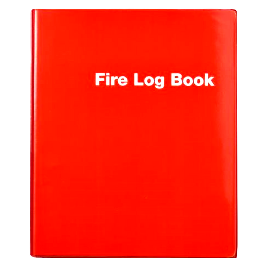 THOMAS GLOVER Premium Fire Log Book Binder A4 - Red & White