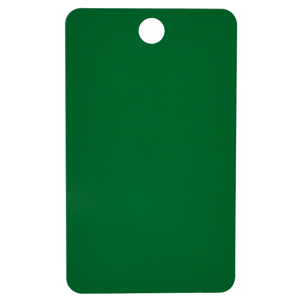 U-MARQ Rectangular Key Tag 50mm x 30mm - Green