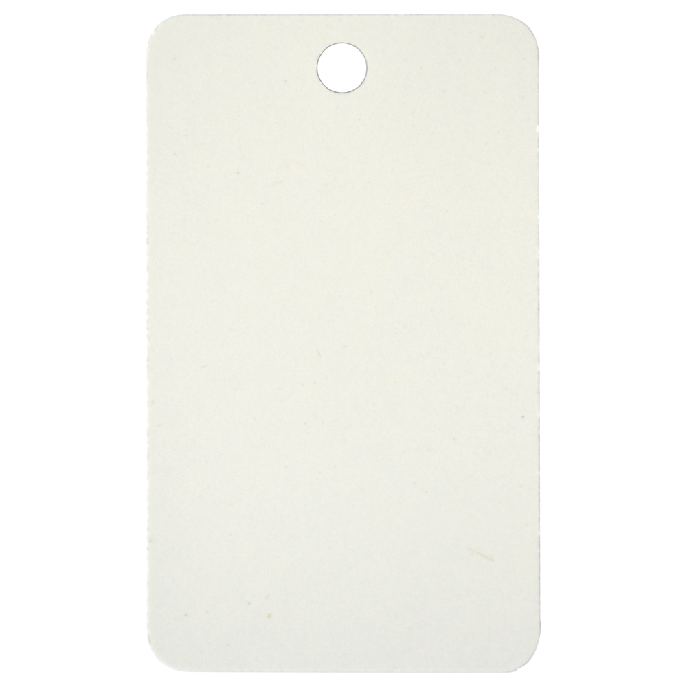 U-MARQ Rectangular Key Tag 75mm x 40mm - White