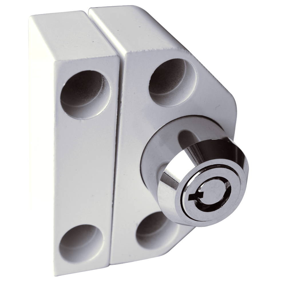 CARDEA Door & Window Grille Lock Keyed to Differ - Silver & White