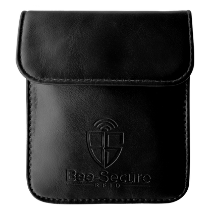 BEE-SECURE RFID Key Pouch - PU Leather PU Leather - Black