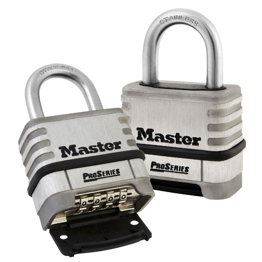 MASTER LOCK 1174D Open Shackle Combination Padlock 58mm - Hardened Steel