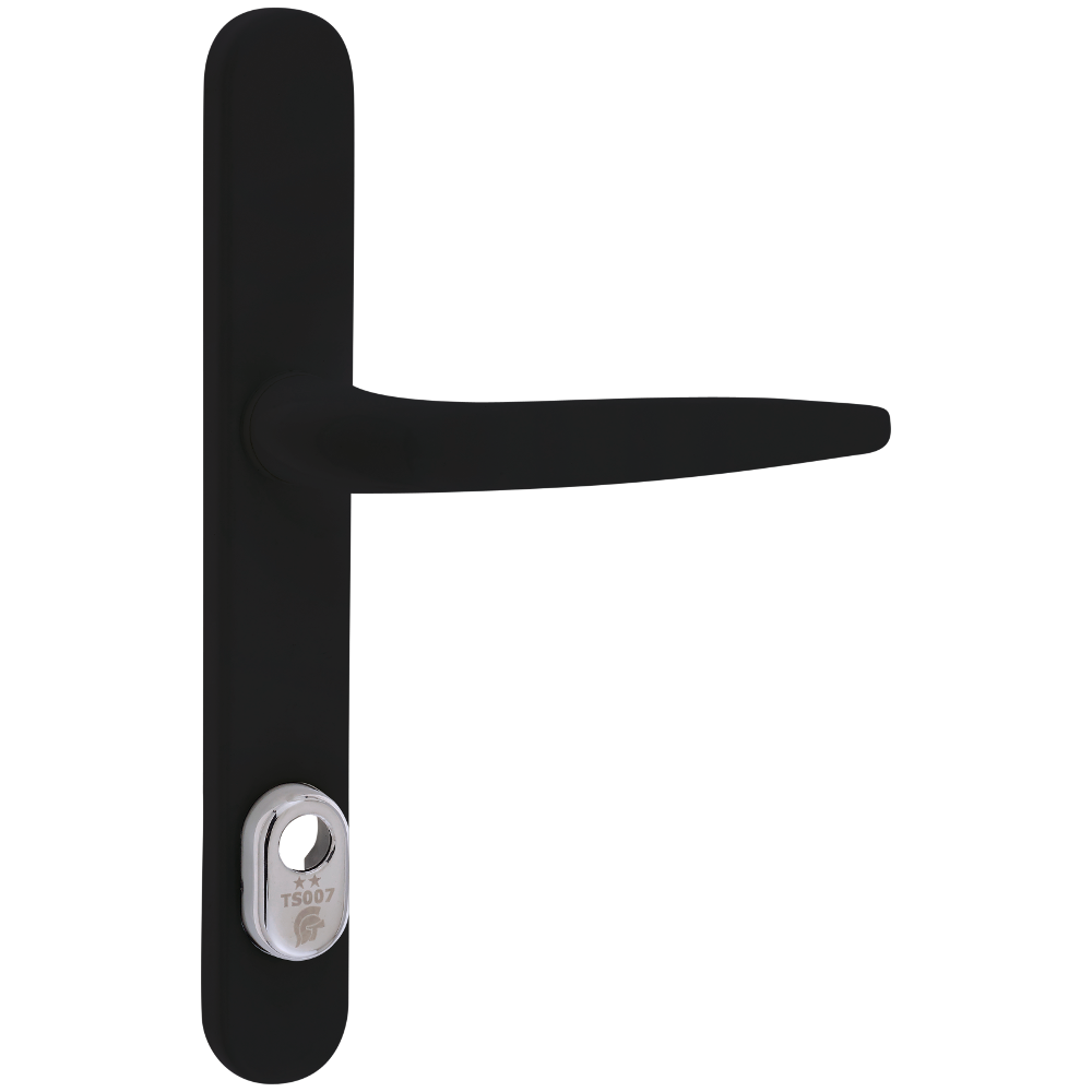 TROJAN TS007 2 Star UPVC Lever Handle Black