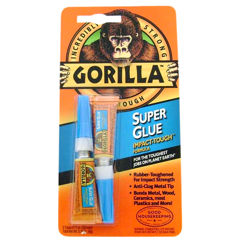 GORILLA Superglue 2 x 3g Tubes