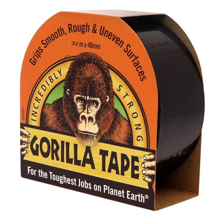 GORILLA Tape - Black 32m - Black