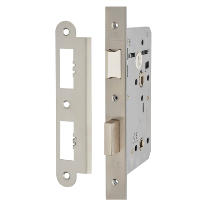 UNION 60mm HD72 Bathroom Lock Square - Stainless Steel