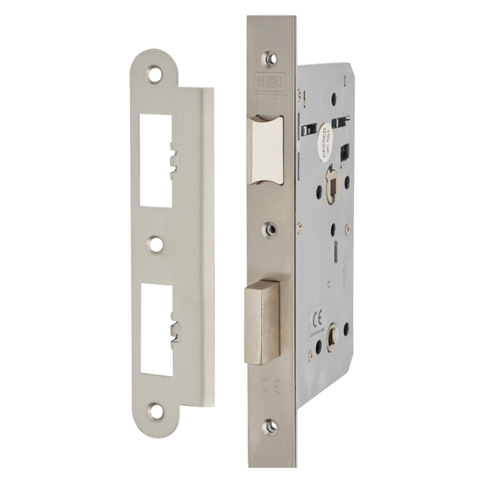 UNION 60mm HD72 Bathroom Lock Square - Stainless Steel