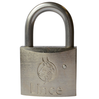 LINCE Nautic Brass Body Corrosion Resistant Open Shackle Padlock 35mm - Stainless Steel