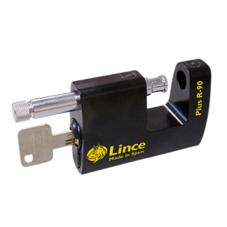 LINCE R90 Plus Monoblock Sliding Shackle Padlock R-90 Plus