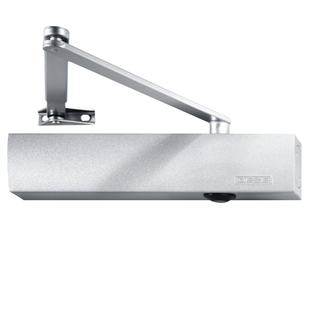 GEZE TS4000 Overhead Door Closer Universal Wetroom Size 1 - 6 TS4000 Size 1 6 - Silver