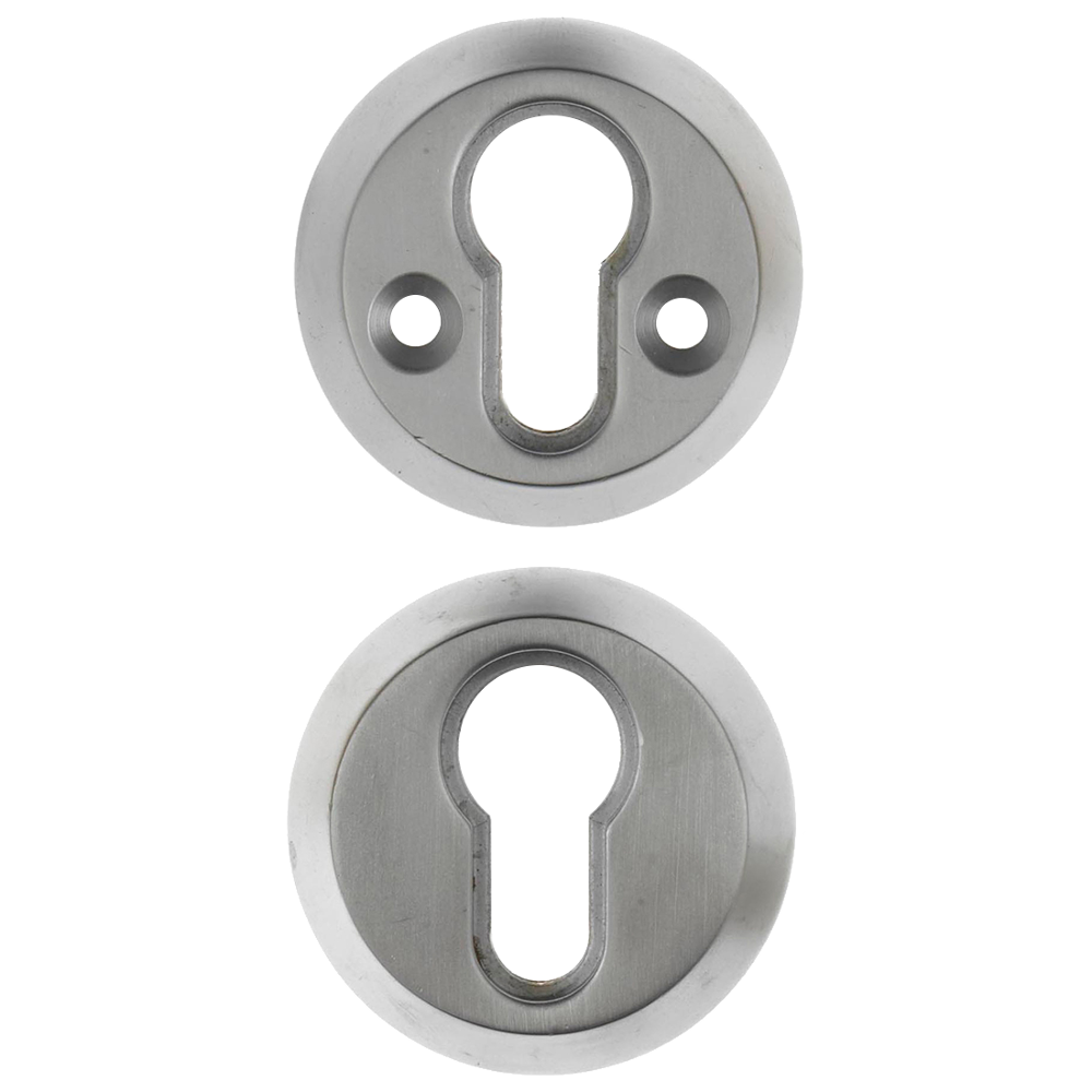 ERA High Security Cylinder Escutcheon Satin Chrome