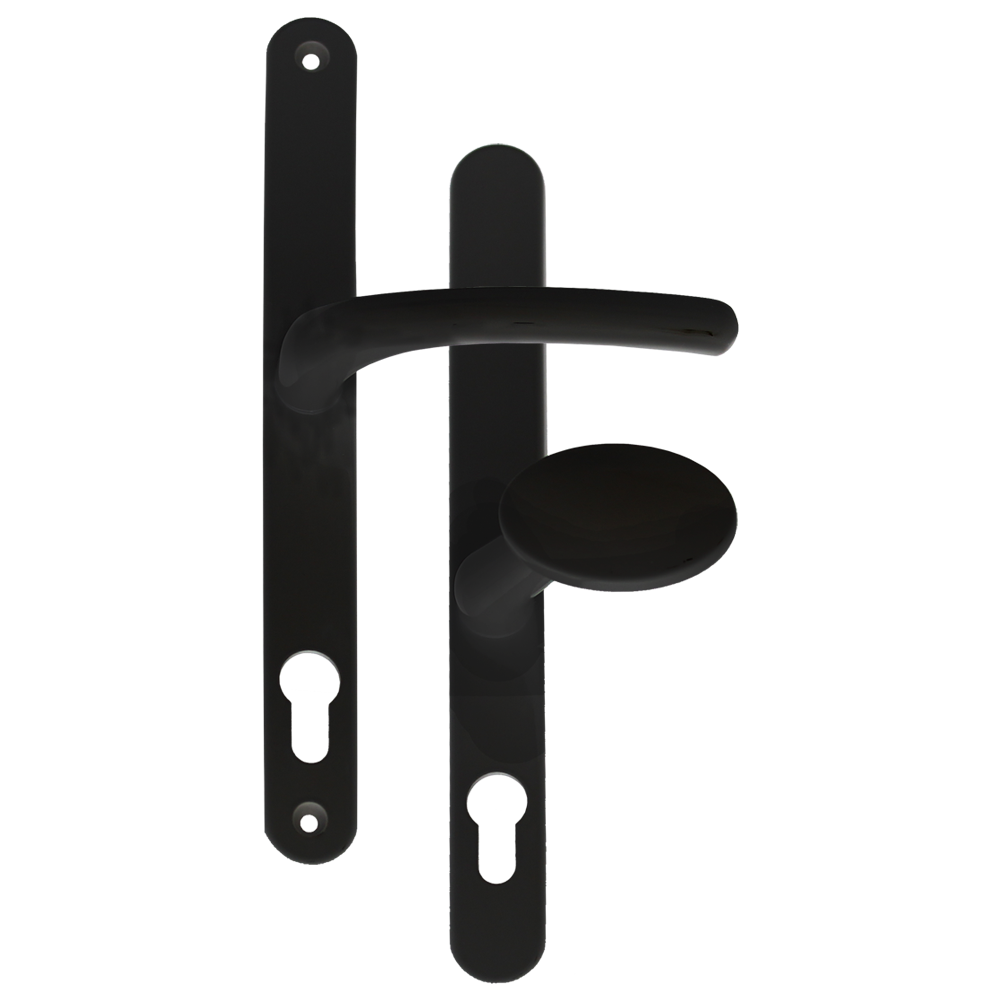 FAB & FIX Blenheim Offset Lever / Pad 92/62PZ Black